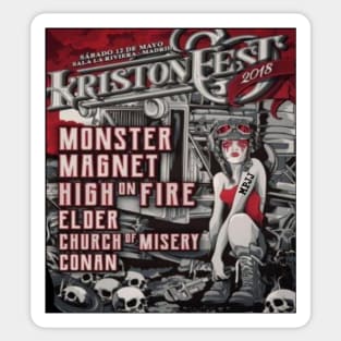 MPJJ Kriston Fest Monster Magnet Sticker